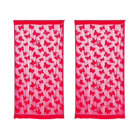 Kadlawus Scalewing Thread Curtain for Door Partition, Polyester Matte Weave Decorative Fringe Curtain, Background Divider Curtain for Window, Shop, Room Decor