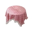 thumbnail image 2 of MTBLYS Nappe en Fil de Coton à Franges Rectangulaire Housse Décorative Housse de Table Basse 90X90 Pouces Polyester Usage Maison Salle à Manger, 2 of 6