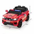 thumbnail image 2 of Costway Voiture Électrique 12 V pour Enfants avec Télécommande Lumières/sons Rouge, 2 of 10