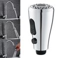 thumbnail image 2 of Allume Kitchen Faucet Head Replacement, Simple Kitchen Sink Faucet Parts, Pull Down Faucet Sprayer Head Nozzle, Centralized Spray and Injection Mode Silver, 2 of 11