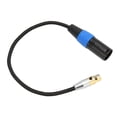 thumbnail image 3 of XLR Male To Mini XLR Female Cable, High Strength Noise Isolation OFC Conductor 3 Pin 3 Pin XLR Cables  For Camera For Recording Pen 0.3m/1.0ft, 3 of 8