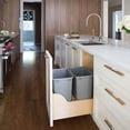 thumbnail image 2 of Rev-A-Shelf 4WCSC-1835DM-2 Double 35 Qt Contenant à Déchets d'Armoire Coulissant, 2 of 11