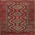 thumbnail image 1 of Ahgly Company Indoor Square Traditional Saffron Red Persian Area Rugs, 7' Square, 1 of 6