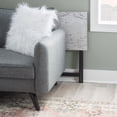 thumbnail image 4 of Giles White Faux Marble Tray Table Set, 4 of 9