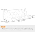 thumbnail image 3 of Outsunny Coussins de Remplacement pour Balançoire de Banc d'Extérieur à 3 Places, 3 of 10