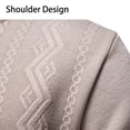 thumbnail image 4 of LIaqionyy Big and Tall Sweater for Mens Crew Neck Knit Pullover Long Sleeve Warm Tops Fall Winter Sweaters, 4 of 7