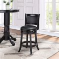 thumbnail image 3 of Boraam Augusta Counter Height Swivel Counter Stool in Black, 3 of 9