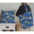 thumbnail image 5 of Soimoi Blue Poly Georgette Fabric Cactus With Conical Pot Tree Print Fabric by the Yard 42 Inch Wide, 5 of 5