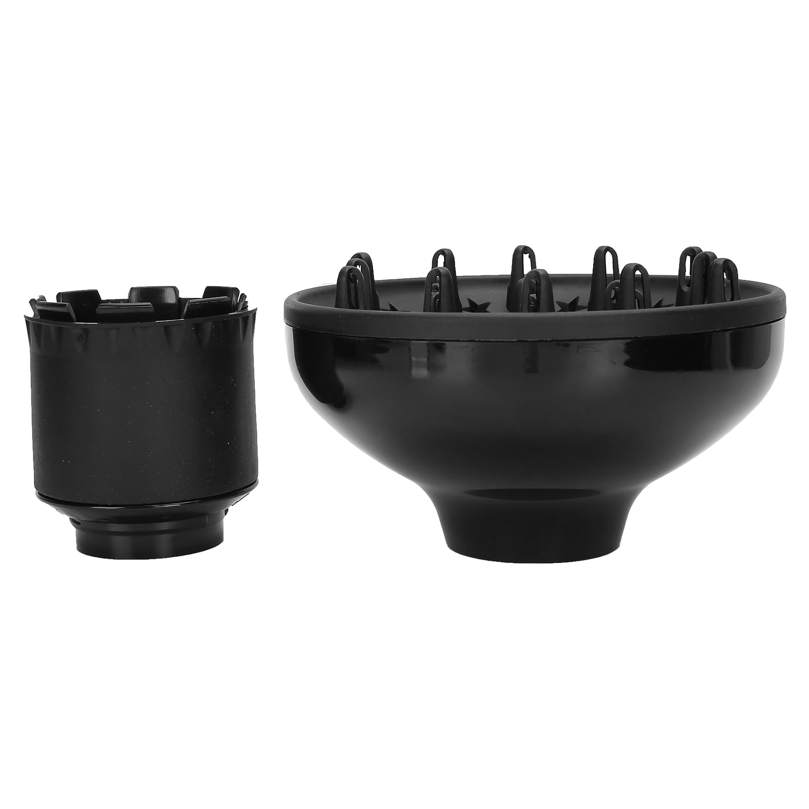 Diffuseur de Sèche-Cheveux, Réglage Tridimensionnel Diffuseur de Sèche-Cheveux Professionnel, Universel pour Usage Professionnel Maison Noir,Blanc