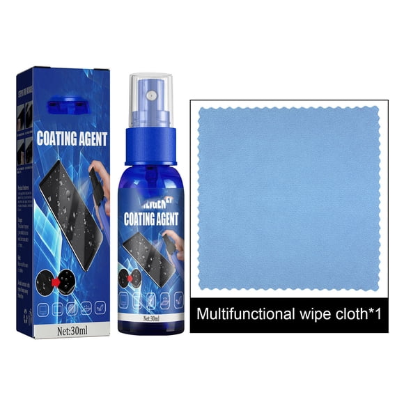 Vwrxbz Liquid Screen Protector Spray 9H Hardness Oleophobic Coating for Phone Tablet Camera 30ml