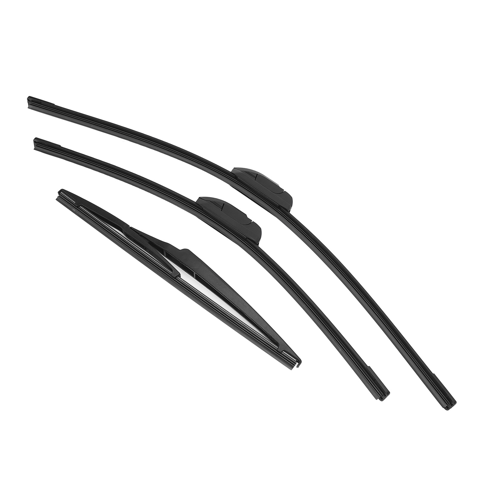 Windshield Wiper Blades, 3 Piece Wiper Blades Replacement Installation 24in 17in 12in Exceptional Durability  for Mirage 2014-2020