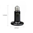 thumbnail image 3 of Amdohai 25W Reptile Heat Lamp Ceramic Infrared Heat Emitter Brooder Coop Lizard Aquarium Snake Pet Infrared Non-Light Lamp Bulb, 3 of 8