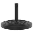 thumbnail image 2 of Socle de parasol de patio rond en résine avec revêtement en poudre 11,7&nbsp;kg HOMETRENDS, noir, 2 of 7