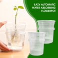 thumbnail image 2 of Pots Auto-Arrosants pour Plantes d'Intérieur avec Réservoir Profond et Grands Trous de Drainage pour Plantes et Fleurs d'Extérieur, Jardinière à Racines Nues, 2 of 8