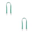 thumbnail image 4 of relayinert Stylish Shoulder Strap For Bag PU Leather Craftsmanship Multi-Color Options Classic Shoulder Bag Strap Bag Accessories green 2Set, 4 of 6