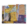 thumbnail image 1 of Taj Hotel Kantha Silk Blend Throw | 60"x90" | A, 1 of 2