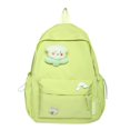 thumbnail image 1 of AMERTEER Sac à Dos Mode Simple Sac d'École Sac à Livres Multi-Poches Mignon pour Fille (Blanc), 1 of 10