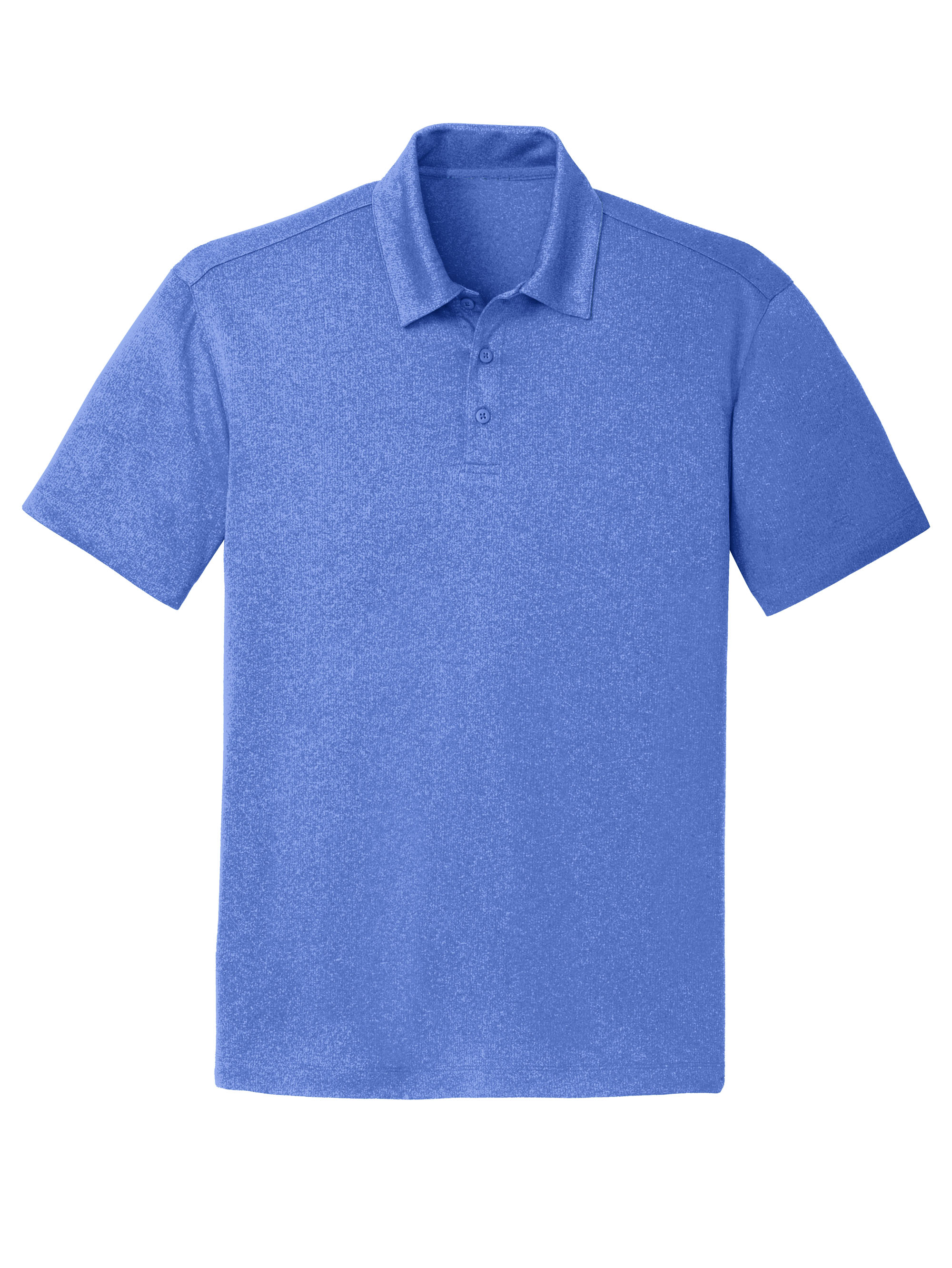 Gravity Threads Mens Trace Heather Polo Shirt - True Royal Heather - 3X-Large