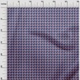 thumbnail image 3 of oneOone Viscose Jersey Blue Fabric Houndstooth Craft Projects Decor Fabric Printed By The Yard 60 Inch Wide, 3 of 4