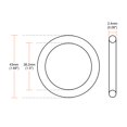 thumbnail image 3 of Unique Bargains Fluorine Rubber O Rings 43mm OD, 38.2mm Inner Diameter, 2.4mm Width, Seal Gasket Green 5Pcs, 3 of 3