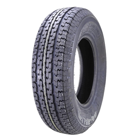 One New Premium Trailer Tire ST 205 75R15 205 75 15 8-Ply Load Range D Steel Belted Radial w/Scuff Guard