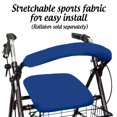 thumbnail image 4 of Top Glides Universal Rollator Walker Seat and Backrest Covers (Blue), 4 of 4