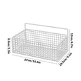 thumbnail image 2 of Cameland Shower Shelves Shower Shelves Corner Shelf for Bathroom Corner Rack Hole- Household Kitchen Bathroom Storage Rack Wash Table Traceless Wall Hanging, 2 of 6