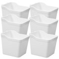 thumbnail image 4 of OULII 6Pcs White Pegboard Paper Holder ABS Storage Bins for Garage Office Craft Room Organization, 4 of 8