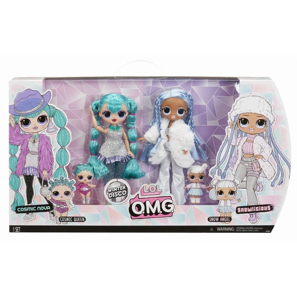 新作！LOL SURPRISE Winter Disco O.M.G 新品 LOL Surprise OMG Winter Disco 2 Pack Exclusive with Cosmic Nova