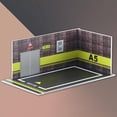 thumbnail image 3 of Parking Lot Scene, Diecast Car Garage, Underground Garage for 1:32 Diecast Car Model Layout Collection Background - 20.4x11.6x8.2cm , 32118 Multicolor, 3 of 5