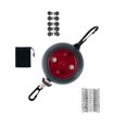 thumbnail image 1 of Abbracc Corde à Linge de Camping Portable Corde à Linge Sans Perçage Légère Ajustable Lessive Rouge 8 m avec Sac, 1 of 7