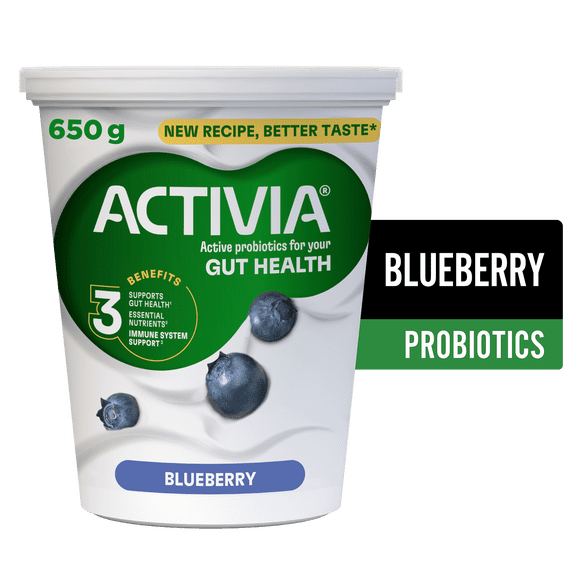 Activia Yogourt probiotique, saveur bleuets