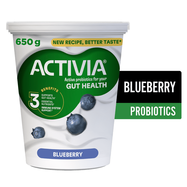 Activia Yogourt probiotique, saveur bleuets