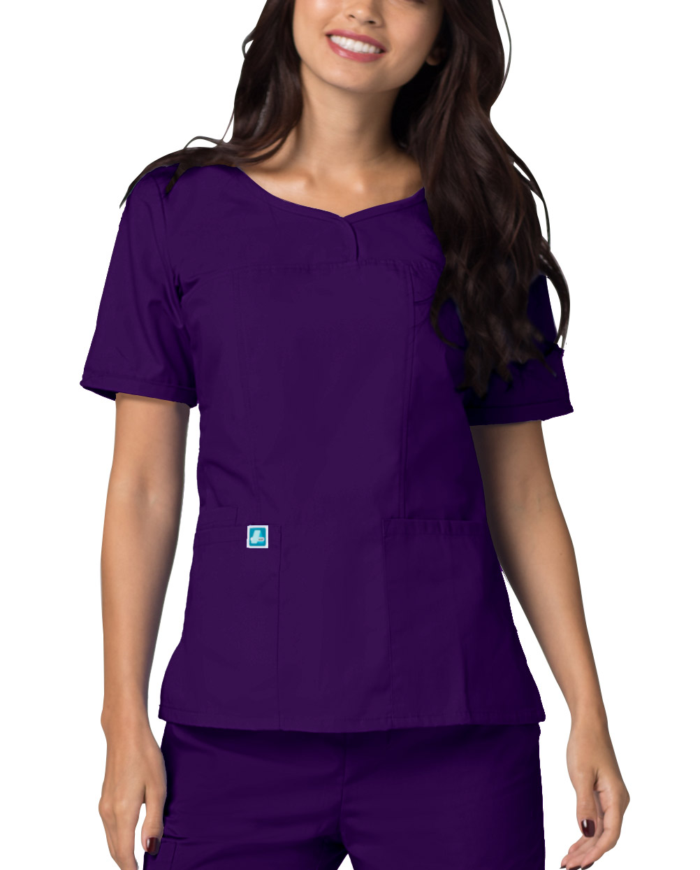 Adar Universal Scrubs For Women - V-Neck Scrub Top