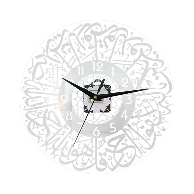 jifeng Grande Horloge Murale Numérique Circulaire Moderne pour Cuisine Maison