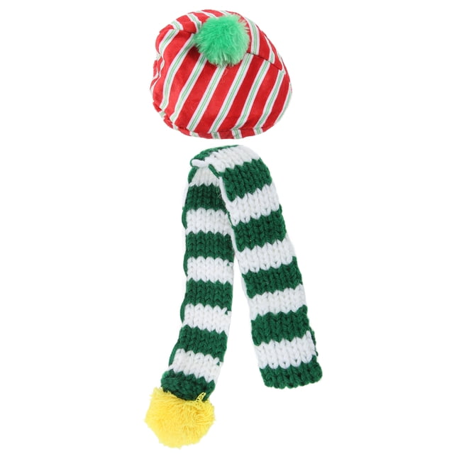 Pet Scarf Kit, Skin Friendly Easy To Wear Adorable Easy To Clean Dog Hat And Scarf Set For Christmas For Small Medium Large Dogs For Pet For Cat Dog