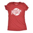 thumbnail image 1 of T-shirt pour Femmes « Baseball Mama » Mignon Little League Mom (Rouge Chiné - « Baseball Mama ») - L, 1 of 4
