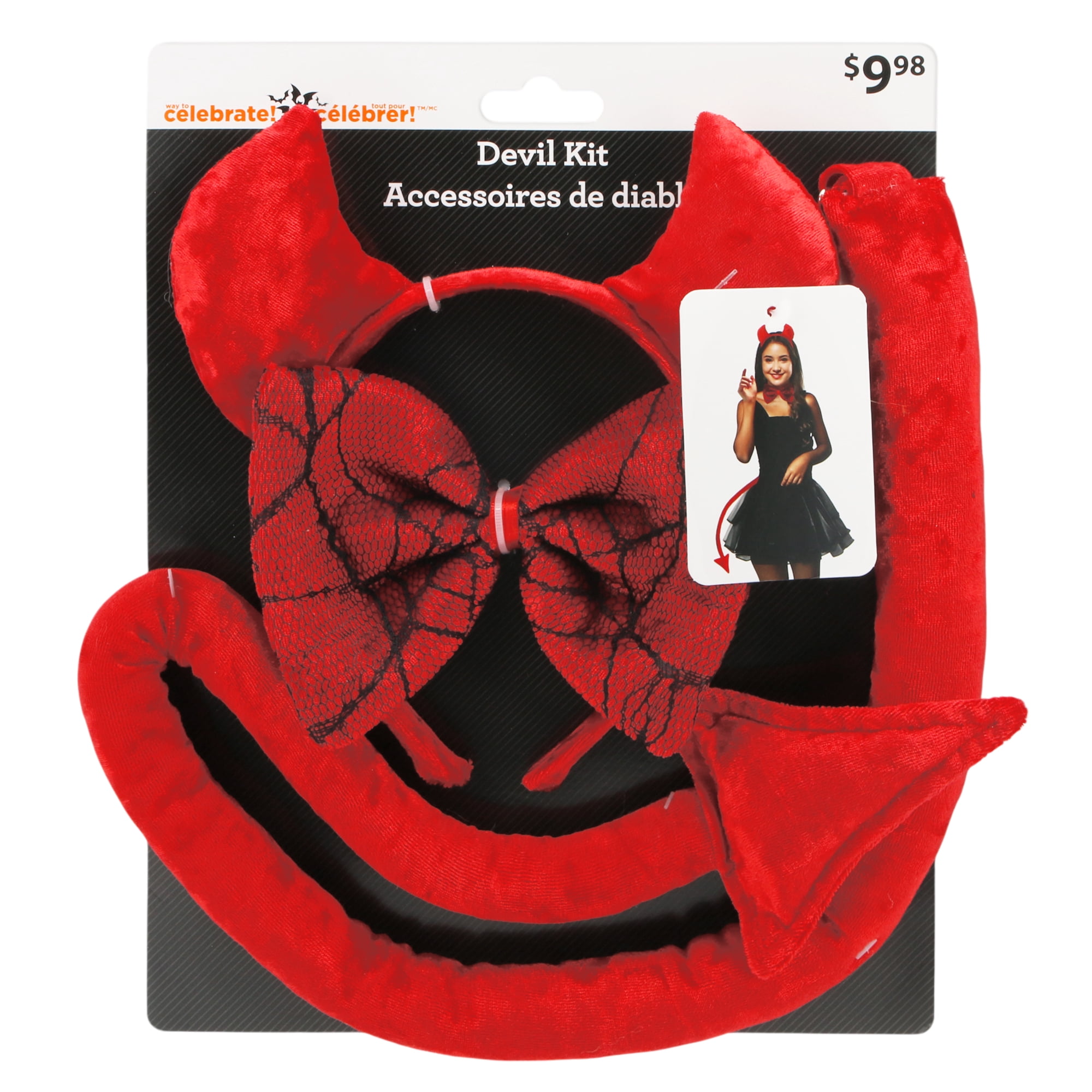 Way To Celebrate Costume Set Devil