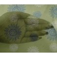 thumbnail image 4 of oneOone Viscose Chiffon Fabric Spiral & Floral Block Printed Craft Fabric BTY 42 Inch Wide, 4 of 4