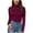 Wine, variant on BYHONG Women's High Neck Solid Color Slim Fit And Body Shaping Underwear Wine M