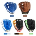 thumbnail image 3 of Generic Premium Leather Baseball Glove in Green, 10.5 Inches - Essential Gear for Baseball Enthusiasts, 3 of 6