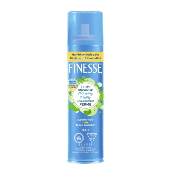 Finesse Fixatif en Aérosol Non Parfumé à Tenue Ferme
