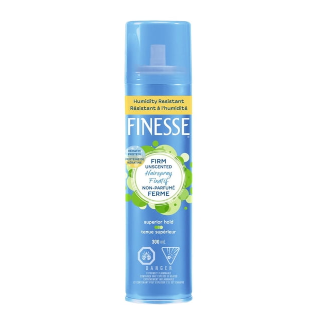 Finesse Fixatif en Aérosol Non Parfumé à Tenue Ferme