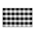 thumbnail image 2 of Dvkptbk Fall Outdoor Rug Orange Plaid Outdoor Rug Hand-Woven Check Rug Layered Doormats for Front Door/Front Porch/Farmhouses/Entryway/Patio, 2 of 7