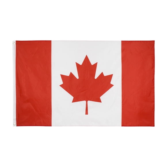 Large Canada Flag Outdoor Durable Double Polyester Banner with Brass for National Day Celebration