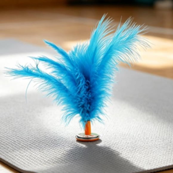 Volant de Navette à Pousser, Volant de Jianzi Chinois, Jouet Sportif en Plumes de Pied de Jianzi Chinois pour Tennis et Sports de Raquette Intérieurs et Extérieurs, 1 Pce, Couleur Aléatoire