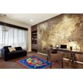thumbnail image 2 of Tapis rectangle amusant pour enfant capitales d'états multicolore nylon, 2 of 2
