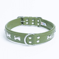 thumbnail image 4 of ROTTERDAM BONES Leather Dog Collar Single- Row Bones, 4 of 4