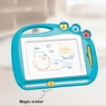 thumbnail image 3 of Blue Blue Magnetic Drawing Board For Kids Colorful Erasable Doodle Pad With Pen And Stamp, 3 of 6