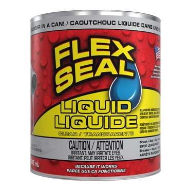 Flex Seal Liquid, Rubber Sealant Coating, Clear, 32-oz